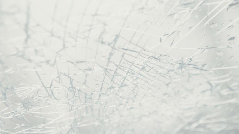 Sikkerhedsfilm på smadret glas