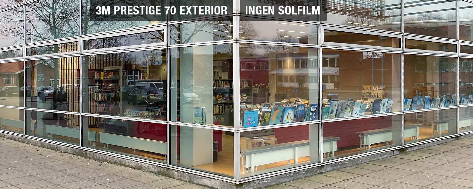 3M Prestige 70 Exterior solfilm på Trekløverskolen