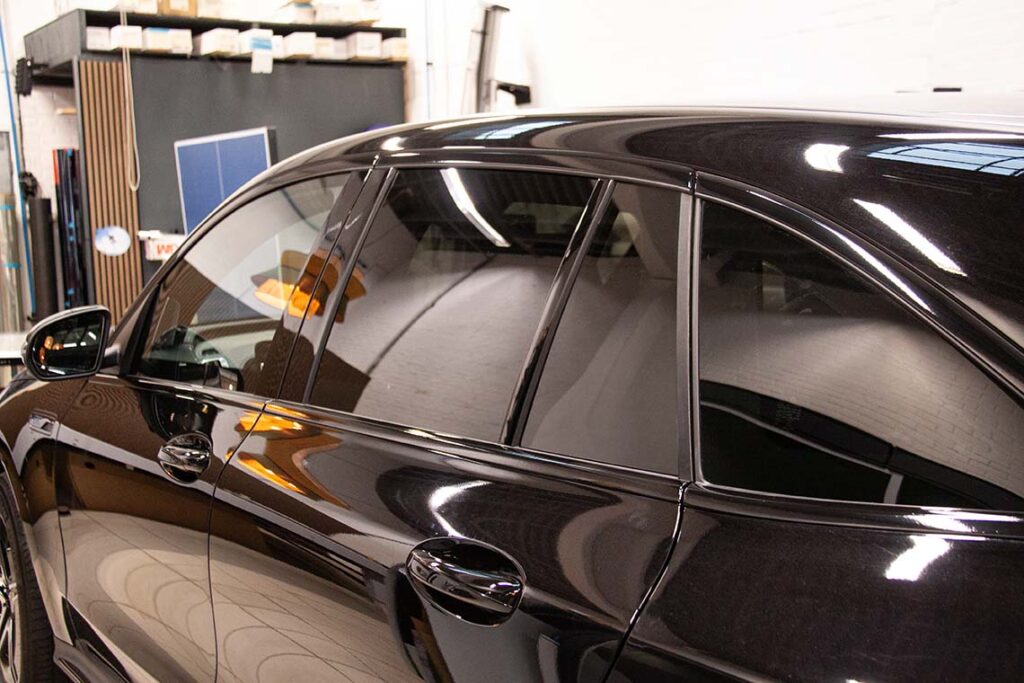 Mercedes med solfilm